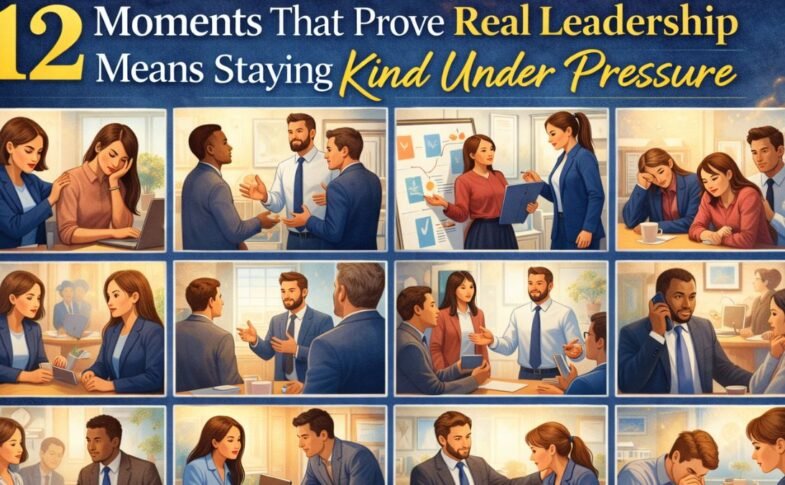 12 Moments That Prove Real Leadership Means Staying Kind Under Pressure