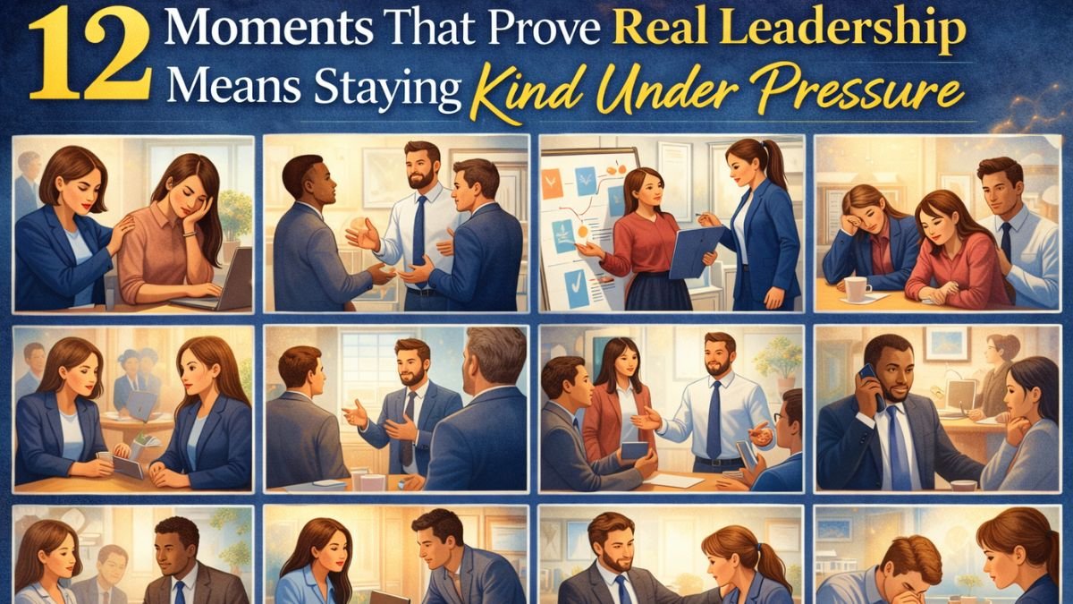 12 Moments That Prove Real Leadership Means Staying Kind Under Pressure