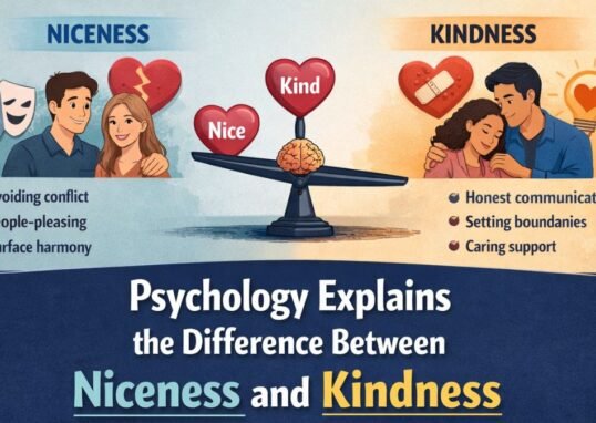Psychology Explains the Difference Between Niceness and Kindness in Relationships