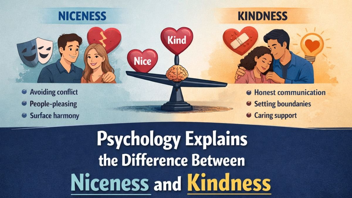 Psychology Explains the Difference Between Niceness and Kindness in Relationships