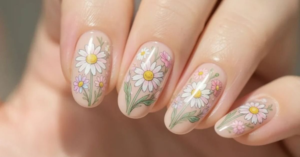 9 almond BIAB designs to try for an elegant spring manicure update, from sage green to glossy florals