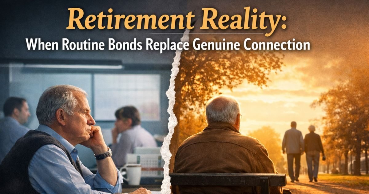 Retirement Reality: When Routine Bonds Replace Genuine Connection
