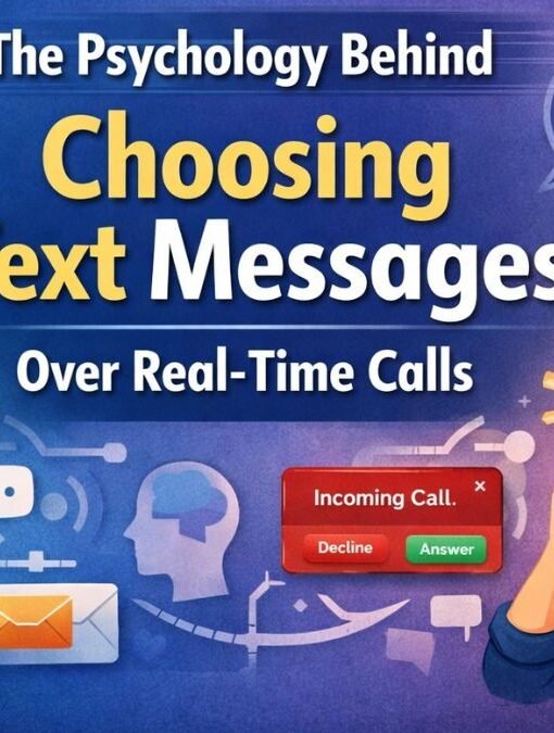 The Psychology Behind Choosing Text Messages Over Real-Time Calls communication