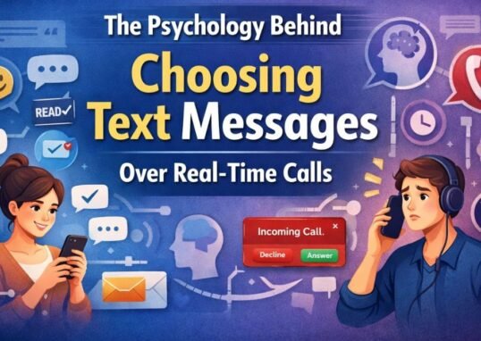 The Psychology Behind Choosing Text Messages Over Real-Time Calls communication
