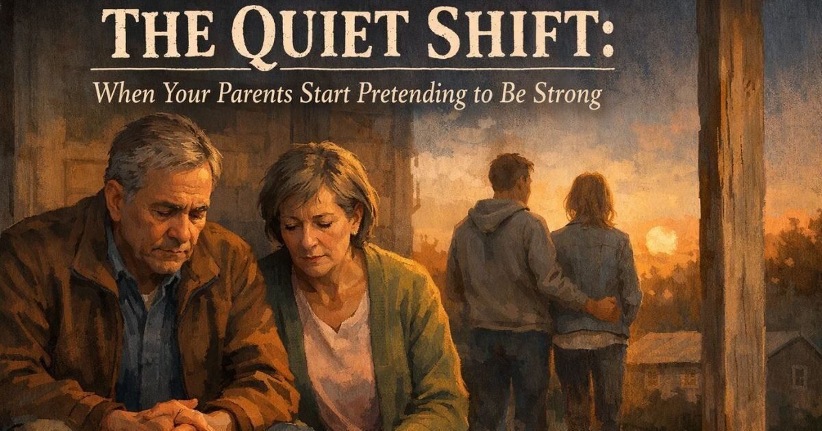 The Quiet Shift: When Your Parents Start Pretending to Be Strong