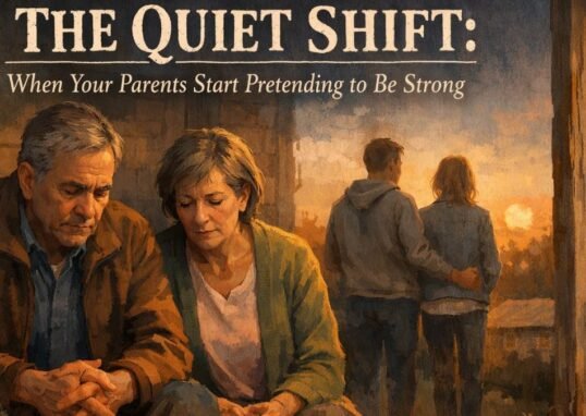 The Quiet Shift: When Your Parents Start Pretending to Be Strong