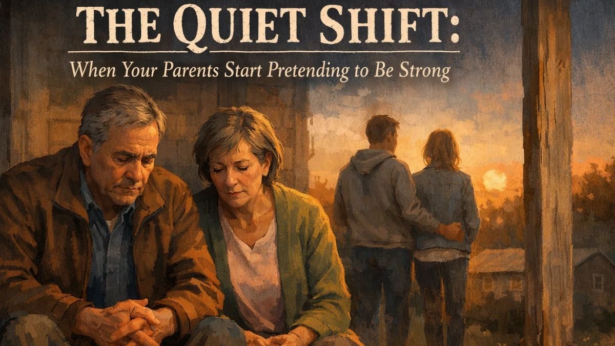 The Quiet Shift: When Your Parents Start Pretending to Be Strong