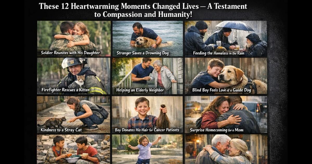 These 12 Heartwarming Moments Changed Lives — A Testament to Compassion and Humanity!