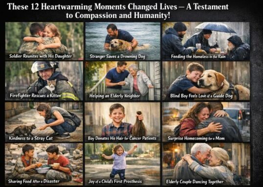 These 12 Heartwarming Moments Changed Lives — A Testament to Compassion and Humanity!