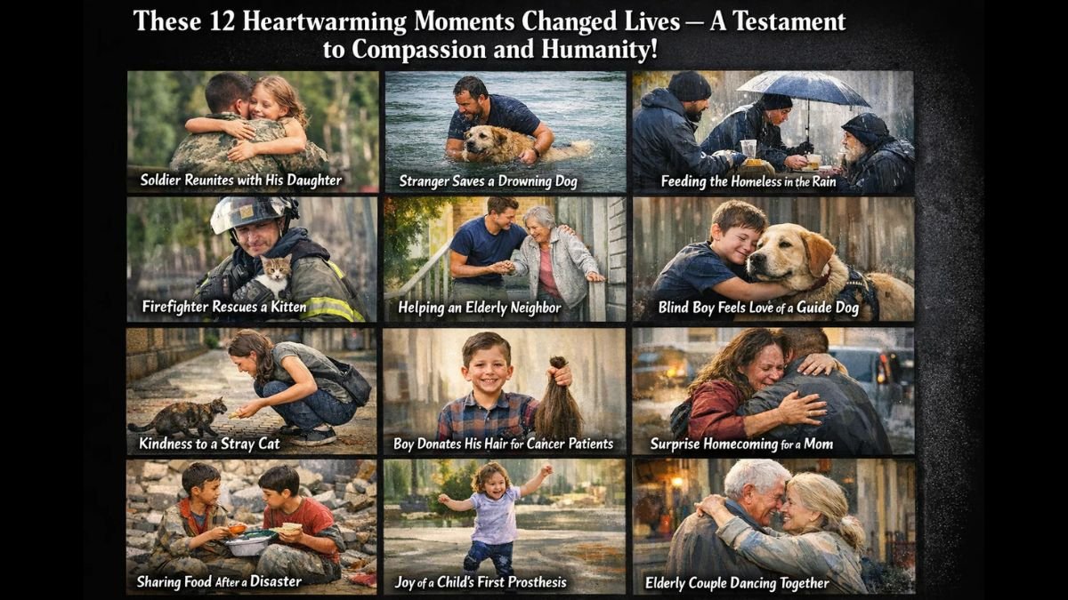 These 12 Heartwarming Moments Changed Lives — A Testament to Compassion and Humanity!